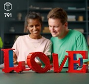 Lego art LOVE 31214 rzeźba 3d