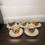 Filiżanki 5sztuk ręcznie Malowane