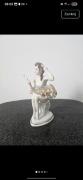 Figurka porcelanowa apulum romania rumunia dama z lustrem
