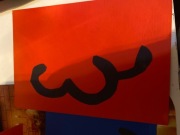 Szorstkie litery- duże. 