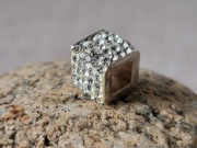 Koralik zawieszka beads charms srebro (23) cyrkonie