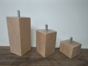 Nogi nòżki drewniane bukowe kwadratowe 10 cm