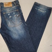 Wr) DOLCE&GABANNA ORYGINALNE SPODNIE JEANSOWE LONG Roz.34