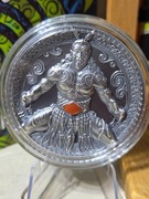 Srebrna moneta Haka 2 oz Ag 999 Kamerun 2020 World Cultures 