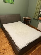 Łóżko tapicerowane 140/200 materiał obicia eko skóra 