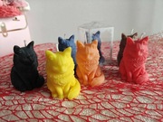 Świece sojowe , zapachowe w kształcie kotka