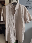 Koszula męska len bawełna-L/XL