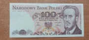 Banknot 100 zł z 1986r, Seria SP Stan!!!