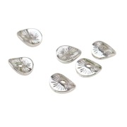 Koraliki Dystansowe, Dysk, Platinum Color, 8x9 mm., 10 szt.