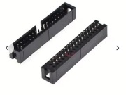 Wtyk + gniazdo, złącze IDC 2x17 (34 pin) w komplecie z uchwytem