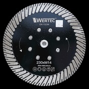 Tarcza diamentowa WERTEC do cięcia granitu 230mm M14 - WTDG230M14 PROMOCJA!