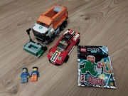 Dwa pojazdy LEGO gratis nowa figurka 