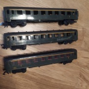 Jouef trzy wagony osobowe uszkodzone H0