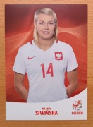 Oficjalna karta Reprezentacja Polski kobiet JOLANTA SIWIŃSKA