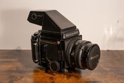 Mamiya RB67 Professional SD, 4 obiektywy, mieszki, filtry, akcesoria