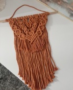 Makrama wisząca dekoracja boho ze sznurka handmade
