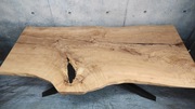 Stół Monolit jedna deska żywica live edge loft