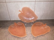 Talerzyki plastikowe listki 3 szt