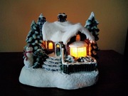 Prześliczny podświetlany stroik świąteczny nr 1 