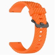 Pasek silikonowy do Smartwatcha szybki montaż 22mm -pomarańczowy