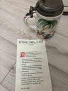 Sprzedam kufle z oryginalnymi papierami 
