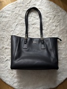 Wittchen Torebka shopper czarna skórzana torebka A4