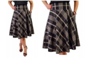 K&M Krawiectwo spódnica rozkloszowana maxi rozmiar 52