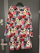 NA-KD sukienka modny wzór kwiaty floral kwiecista hit blog roz.38 