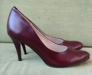 Szpilki bordowe rozmiar 39 wys obcasa 8,5 cm