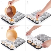 Foremka na dwukolorowe muffinki, TESCOMA, pomysł na prezent