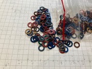 Radmor 5100 5102 oryginalne podkładki fibrowe programatora 10 szt.