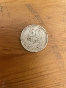 50 groszy z roku 1975 roku