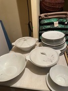 Serwis obiadowy Winterling Marktleuthem Bawaria porcelanowy z brakiem