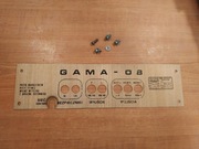 UNITRA POLKAT Wrocław wzmacniacz Gama 08 panel tylny tylni ścianka tył