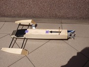 Łódz wyścigowa Rigger mini 50cm 60-70 km