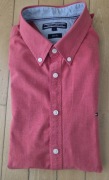 Koszula Tommy Hilfiger, denim, czerwona