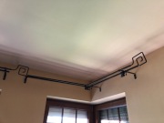 Karnisze rustykalne / unikalne - komplet na 3 okna