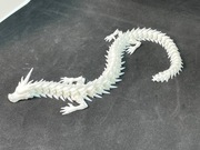 Legendarny SMOK 3D Articulated – Ruchoma Figurka | Biały Smok Kryształowy