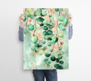 Eukaliptus - grafika na plakacie na A3