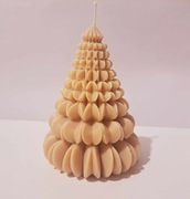 Świeca dekoracyjna Choinka z Zapachem Pomarańczy i Cynamonu 