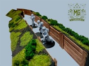 20 okopów makieta bolt action warlord konflikt 47