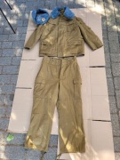 Zestaw Kurtka, Spodnie, Uszanka  Afganka Rosja ZSRR Stan Magazynowany Promo