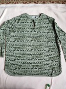 Zielony sweter oversize bawełna Classic Elements Woman