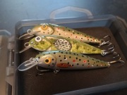 Trzy woblery na dużego pstrąga 
