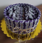 Tort z czekoladek Milka 