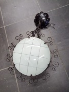 Żyrandol z PRL lampa loft vintage