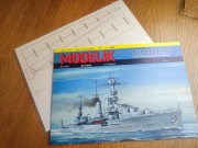 Emden - Modelik. Model + szkielet