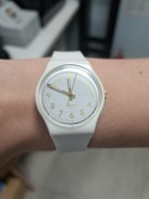 Segarek swatch gent biały ecru złote indeksy