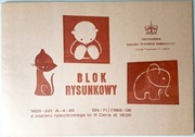 Blok rysunkowy / szkicownik A4 (18 kartek)