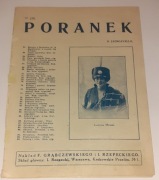 WYDAWNICTWO MINIATUROWE PRZEDWOJENNE...PORANEK... NR 258